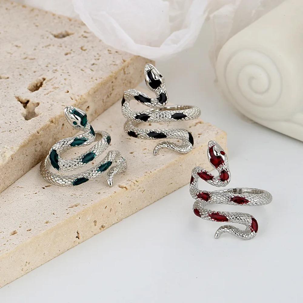 Bague Serpent Mode Vêtement Fête Danse Bague Animale Créative Bijoux Accessoires Cadeau Fête Vente en Gros