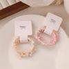 Colorful Candy Floss Hair Ties Spring Autumn Winter Versatile Elastic Hair Bands for Girls Kids Cute Ball Headbands