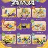 Ninja Small Particle Assembly Lego-Compatible Bricks 8-in-1 Set: Educational Toy Gift for Boys