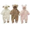 Luxuriously Soft Newborn Baby Romper Hooded Jumpsuit For Boys And Girls