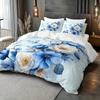 Princess Floral Bedding Set Duvet Cover Set Quilt Cover With Pillowcase For Bedroom Decor Birthday Gift Halloween Christmas Gift