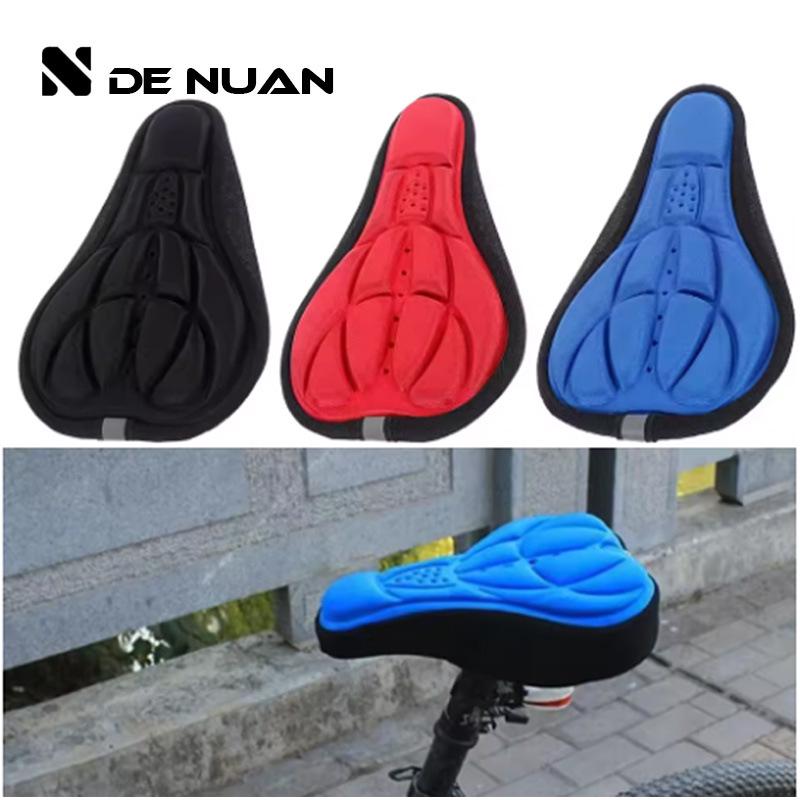 Colorful 3D Mountain Bike Saddle Cover - Fixed Gear Cushion Seat Accessory