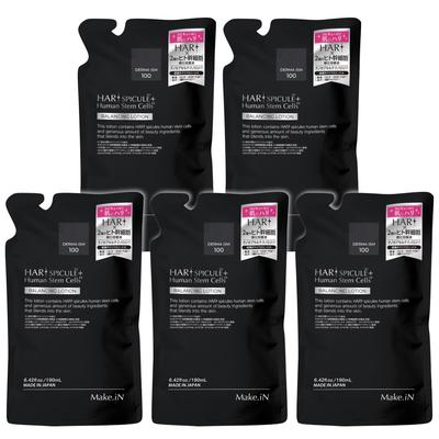 HARI Spicule Human Stem Cell Lotion for Pore Made In Japan Bags X Make.iN + Lotion/Refill [190ml] Care, Ceramide, CICA, EGF, FGF, Moisturizing,