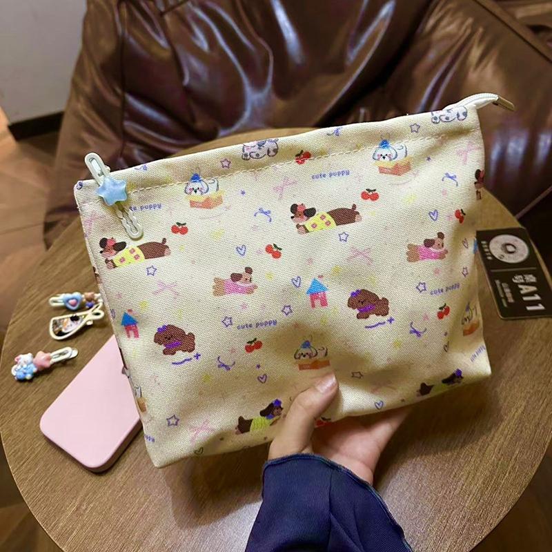 Large Capacity Makeup Bag Clutch Cosmetic Organizer Travel Wash Toiletries Storage Bag Makeup Pouch
