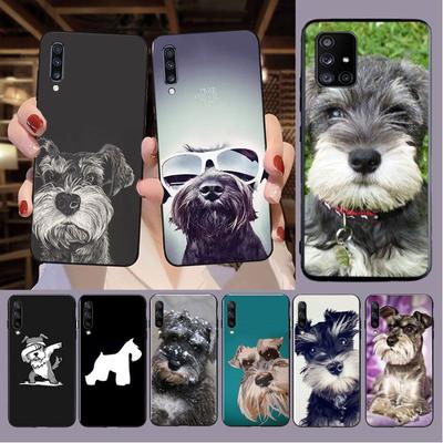 Schnauzer Teddy Welpenhund Kunst Hülle Für Samsung Galaxy A13 A53 A11 A12 A32 A22 A52S 5G A10S A41 A42 A33 A30S A40 A71 A21S Hüllen
