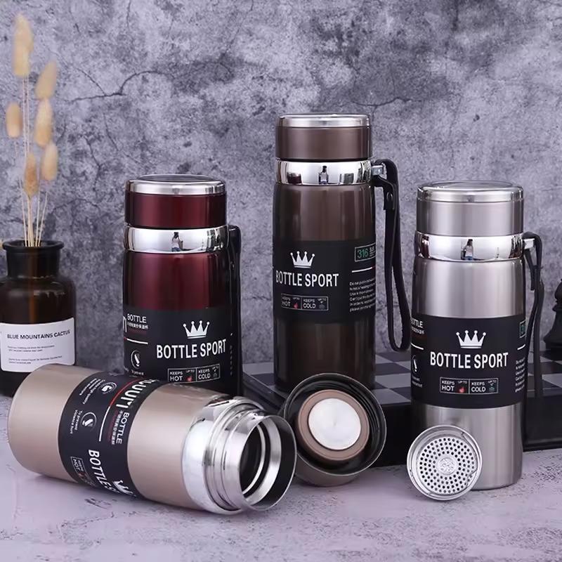 1 Liter Stainless Steel Water Bottle Vacuum Flasks Insulated Portable Thermal Cup for Tea Coffee Tumbler Thermoses