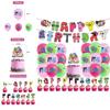 Magical Alphabet Lore Theme Balloon Pull Flag Set Birthday Party Decor Decorations Supplies