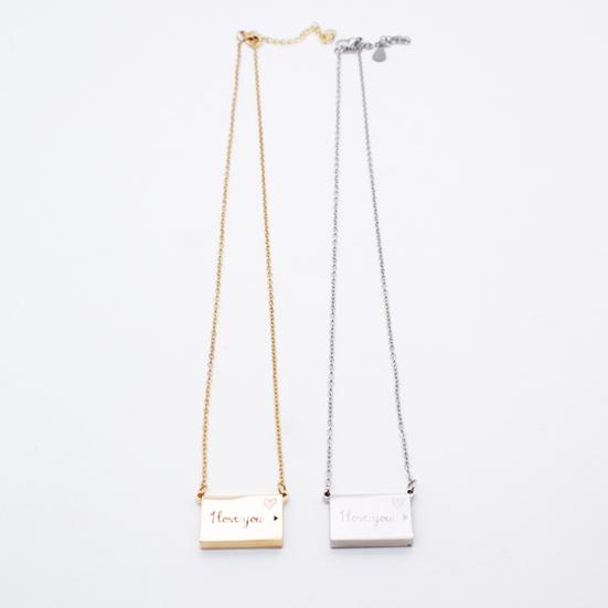 Rectangle Locket Necklace Photo Locket Pendant Necklace Memory Locket Necklace Keepsake Gift