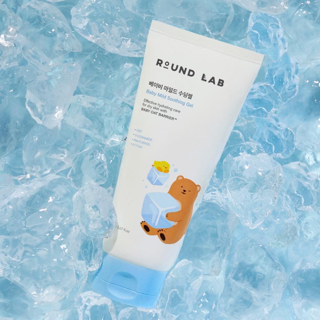 ROUND LAB Baby Mild Soothing Gel Hydrating Face & Body Gel 150ml 1 Pack (150ml)