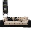 New Straight-Row Sofa Cushion, Light Luxury And High-End Sense, All-Season Non-Slip Leather Seat Cushion Cover, Towel Cover Cloth