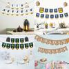 EID Mubarak Paper Banner Garland for Islamic Muslim Party Home Decoration 2025 Ramadan Kareem Hanging Ornaments Bunting Gift