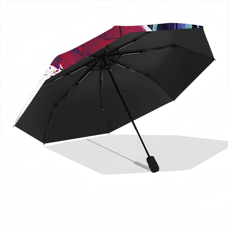 1pc Spider-Man Automatic Folding Umbrella, 8 Ribs for All-Season Use, Portable for Travel & Outdoor Activities 009