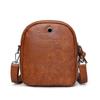 Bolsas Vintage Crossbody para Mulheres Bolsa de Ombro com Compartimentos Duplos Bolsa de Couro PU Macio Bolsa de Grande Capacidade