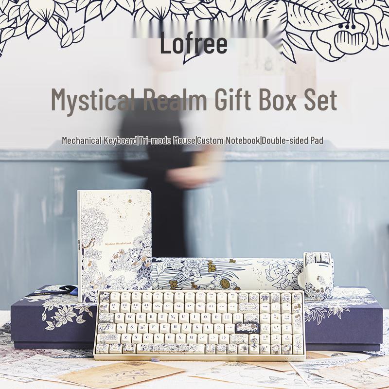 

LOFREE OE913 Mysterious Realm 100-Key Triple Mode Mechanical Keyboard & Mouse Set