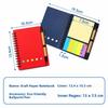Kraft Paper Spiral Notebook Tearable Tearable Notepad Kraft Paper Notebook  Business Meeting
