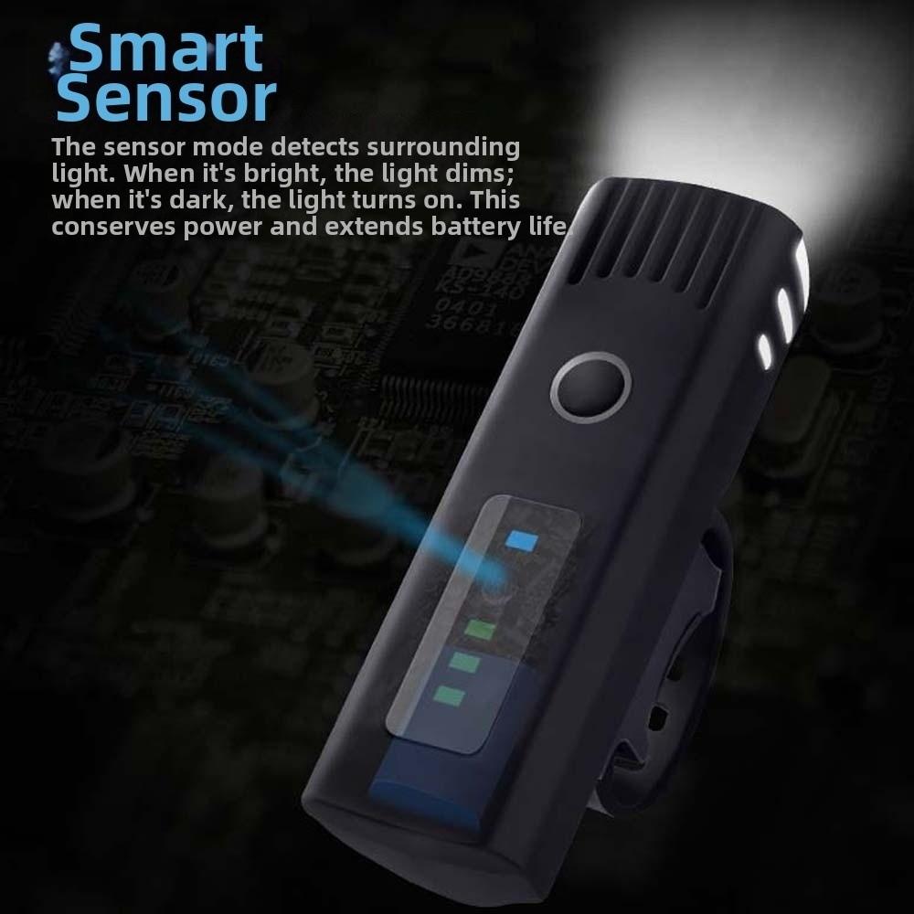 USB Rechargeable Bike Headlight Anti-splash Water MTB Front Lamp Front Bicycle Lights  Night Riding