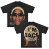 Dennis Rodman Y2K Graphic Streetwear T Shirt Oversized Tee Cotton Blend S-3XL