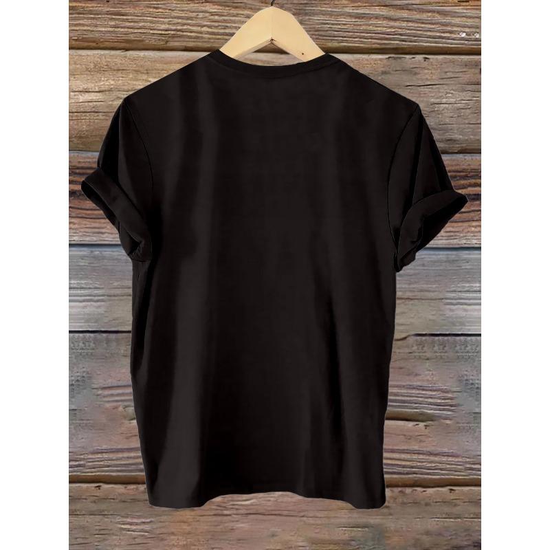 Women Graphic Print T-Shirt Crew Neck Short Sleeve Spring Summer Casual Top