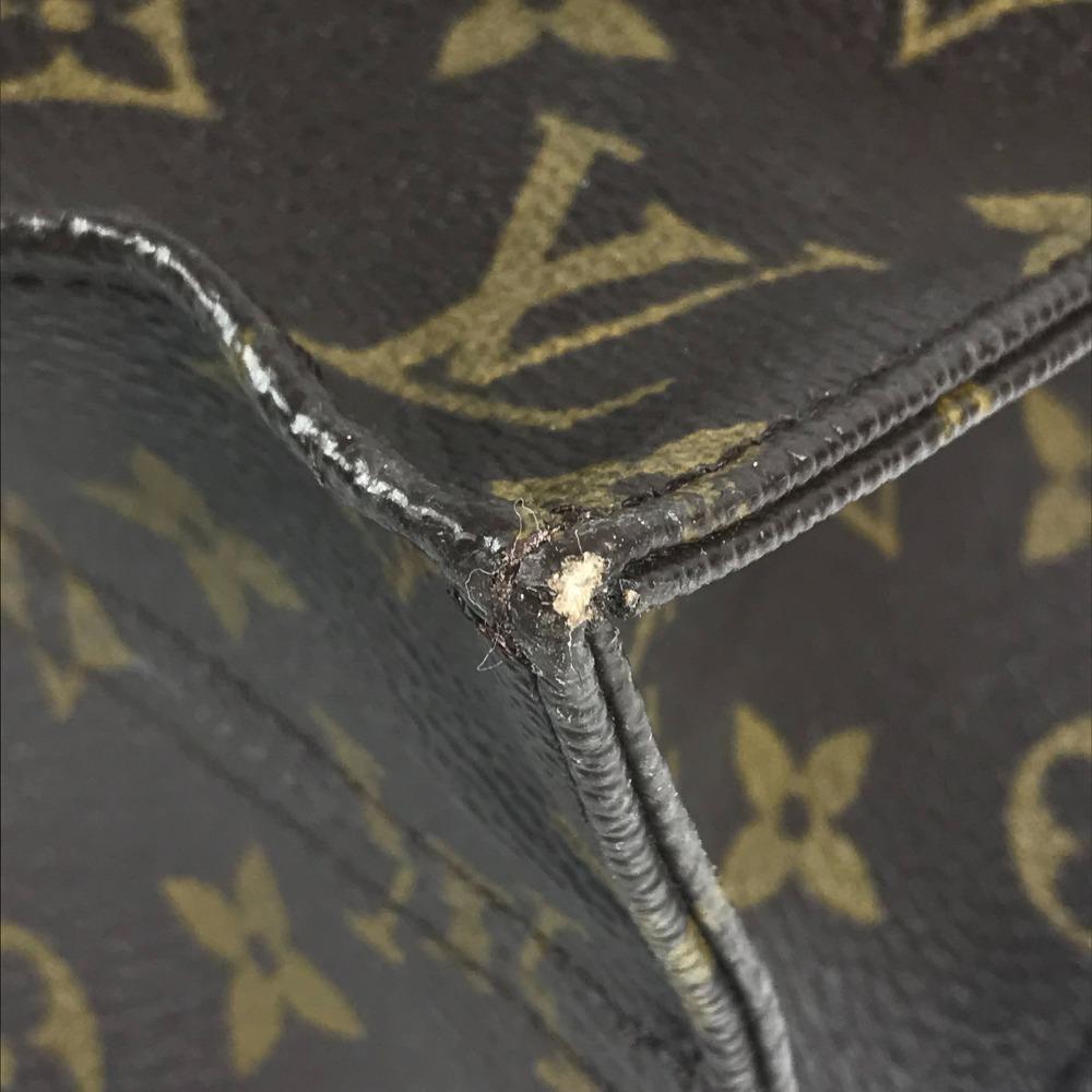 Louis Vuitton M51140 Monogram Sac Plat Tote Bag Vertical Tote Hand Bag