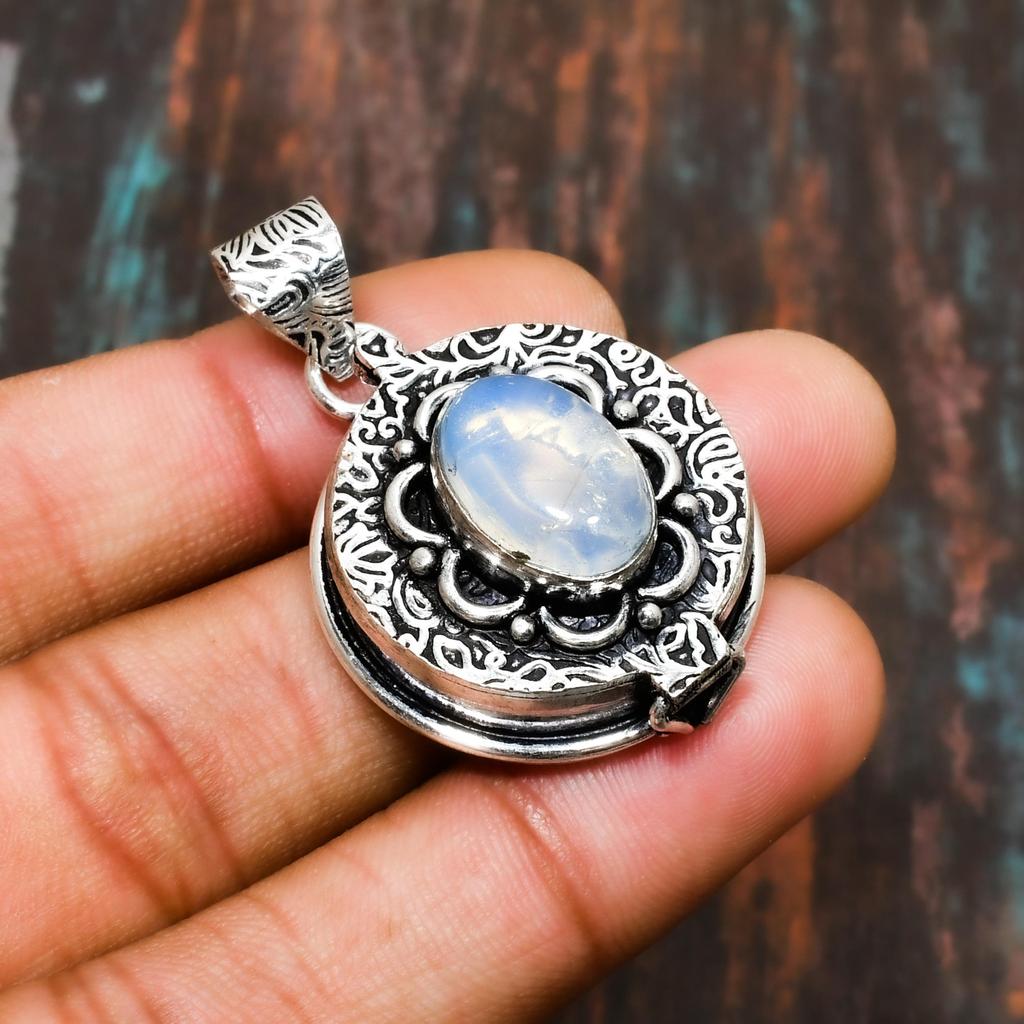 Milky Opal, Gemstone 925 Sterling Silver Handmade Amazing Jewelry Pendant