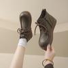 Retro Soft-soled Women's Autumn and Winter  New Flat-soled Foreign-style Single Boots Fashion Non-slip Versatile Booties