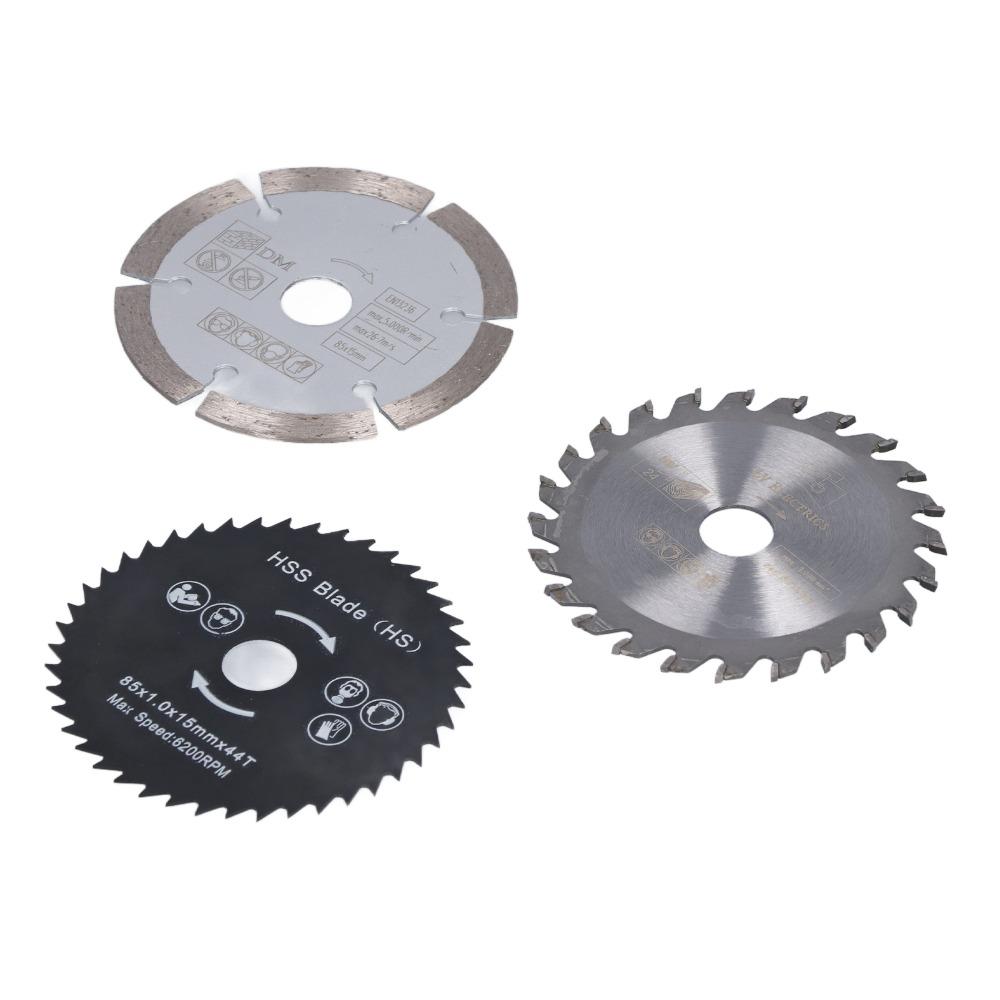 4pcs 3-3/8 Inch Diameter Mini Circular Saw Blade Circular Saw Blade Set  For Wood Plastic