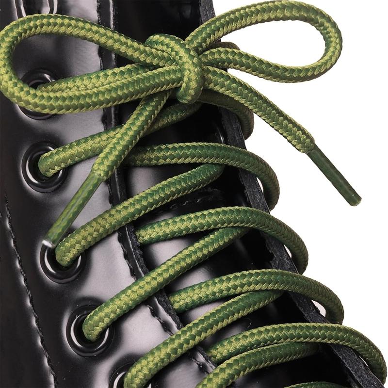 2 Pair NEW Heavy Duty Durable for Sneakers Boots Hiking Shoes Oxford Shoe Laces Classic Round Shoelaces