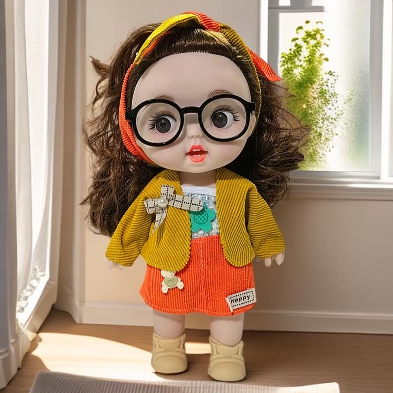 

Имитация Нарядная Кукла Игрушка для Ванны Изысканный Набор Одежды Игрушка для Девочки Кукольный Домик Милая Кукла Подарок 28cm
