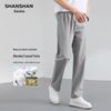 SHANSHAN Men's Spring Summer Business Casual Straight-Leg Pants