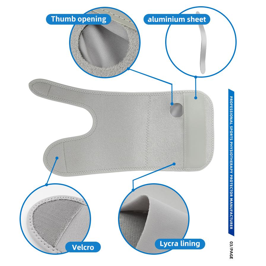 OLIKEI New Tendon Sheath Wrist Brace Fixed Wrist Strap Breathable Adjustable Anti-Sprain Wrist Support Steel Plate Wrist Protector Stabilizer