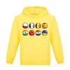 Kids Polandballs Countryballs Cartoon Hoodie Funny Girl  3D Printed Kids Sweatshirts Boys Trendy National Balls Pullovers
