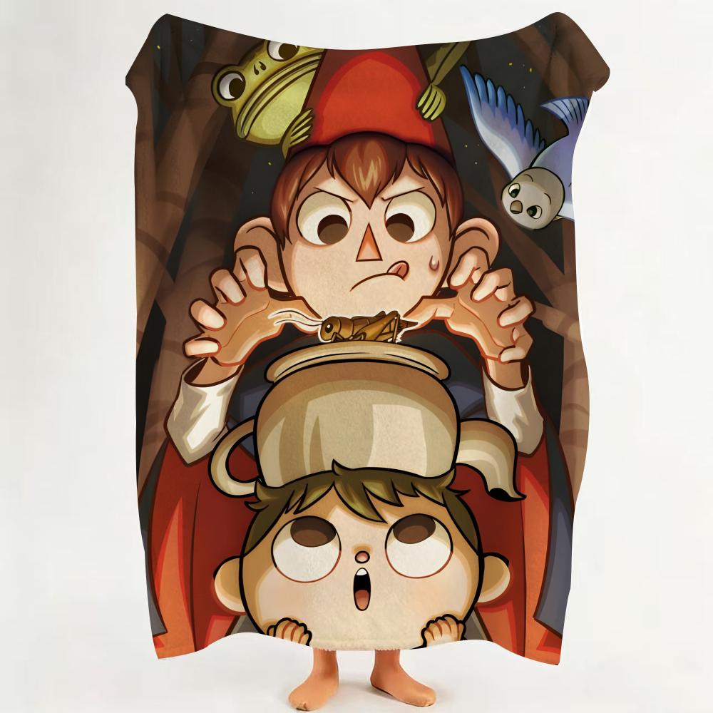 

Comic O Over T The G Garden W Wall Throw Flannel Throw Blanket Suitable for Sofa Living Room Bedroom 75cmx90cm