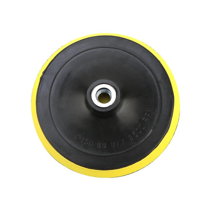 Self-Adhesive 4-Inch Flocking Sandpaper Disc for Angle Grinders - Hook & Loop Polishing Pad.