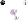 Trendy Titanium Geometric Star Cartilage Stud Earrings