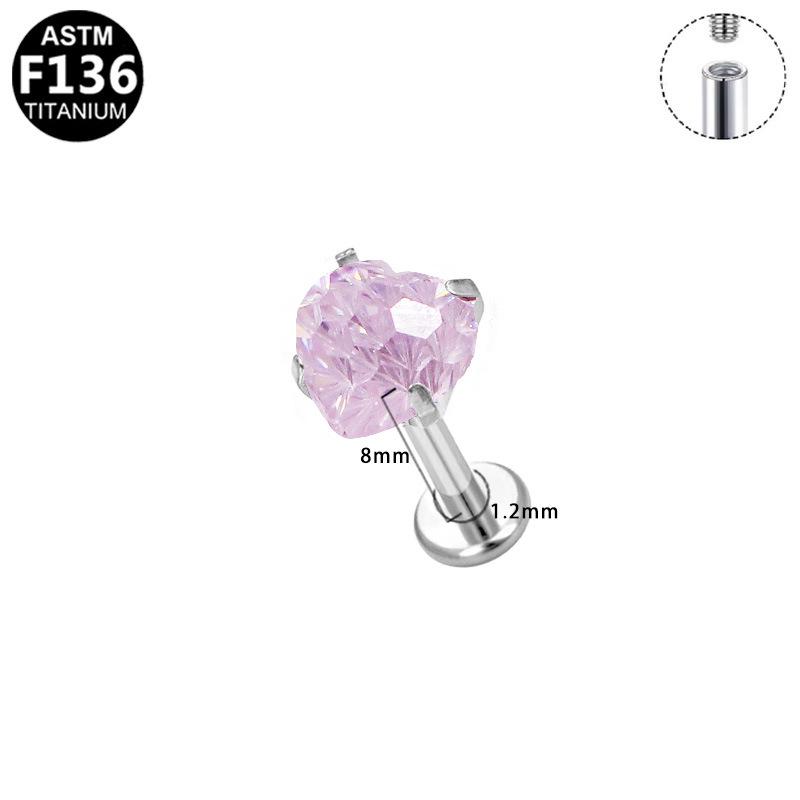 Trendy Titanium Geometric Star Cartilage Stud Earrings