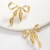 Stylish Women's Bow Stud Earrings – Fashionable and Versatile Accessories for a High-End Look