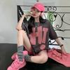 Neues Sommer-Freizeit-Sportset Damen Locker Bequem Kurzärmelig Shorts Zweiteiliges Set