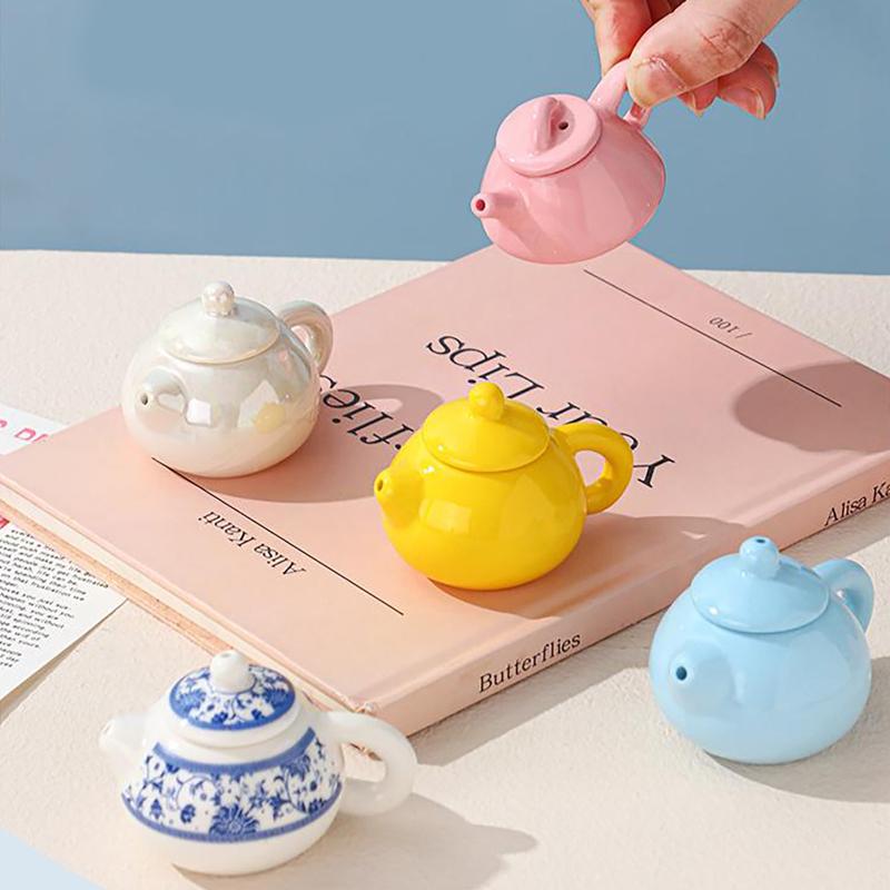 Mini Kung Fu Herbata Czajniczek Filiżanka Chiński Ceramiczny Czajnik Dekoracja Domu Kubek do Kawy Urocza Ceramika Biurkowe Ozdoby