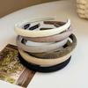 Retro Embroidered Flower Fine Hair Hoop for Women Temperament Versatile Headband Outdoor Daily Hair Accessories
