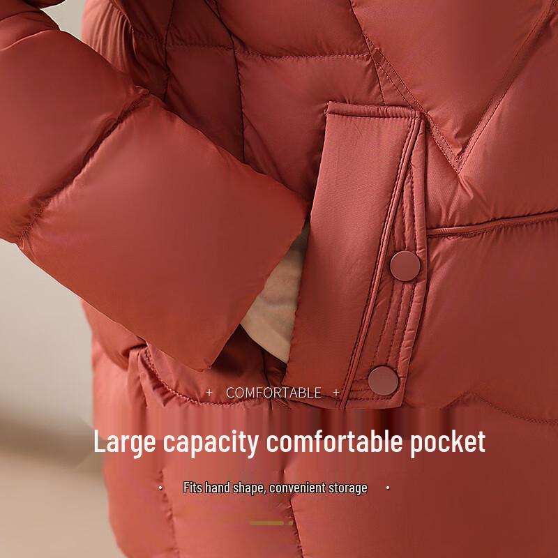 XueZhongFei Women's Hooded Winter Down Jacket