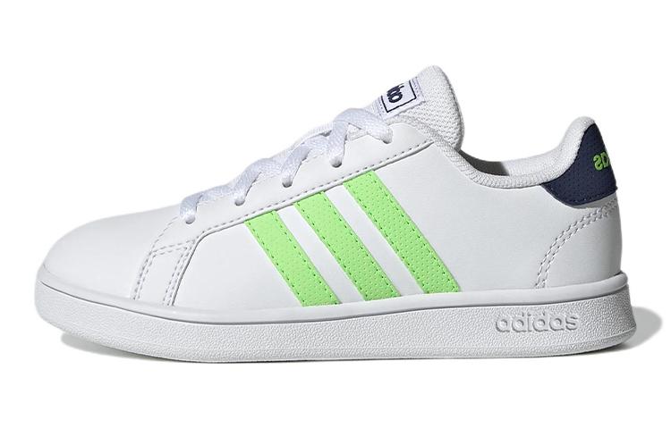 Adidas Neo GRAND COURT Удобные Низкие Детские Скейтбордические Кроссовки Белые Детские GX5743 35.5