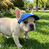 Adjustable Dog Sun Hat Sun Protection Dog Sunscreen Hat Handsome Dog Baseball Cap  Daily Wear