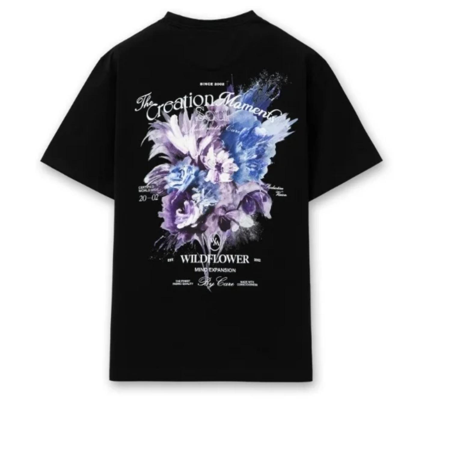 2025 Summer Hot Cartoon Pattern Printing Fashion Brand Loose and Comfortable Round Neck Pure Cotton Unisex S