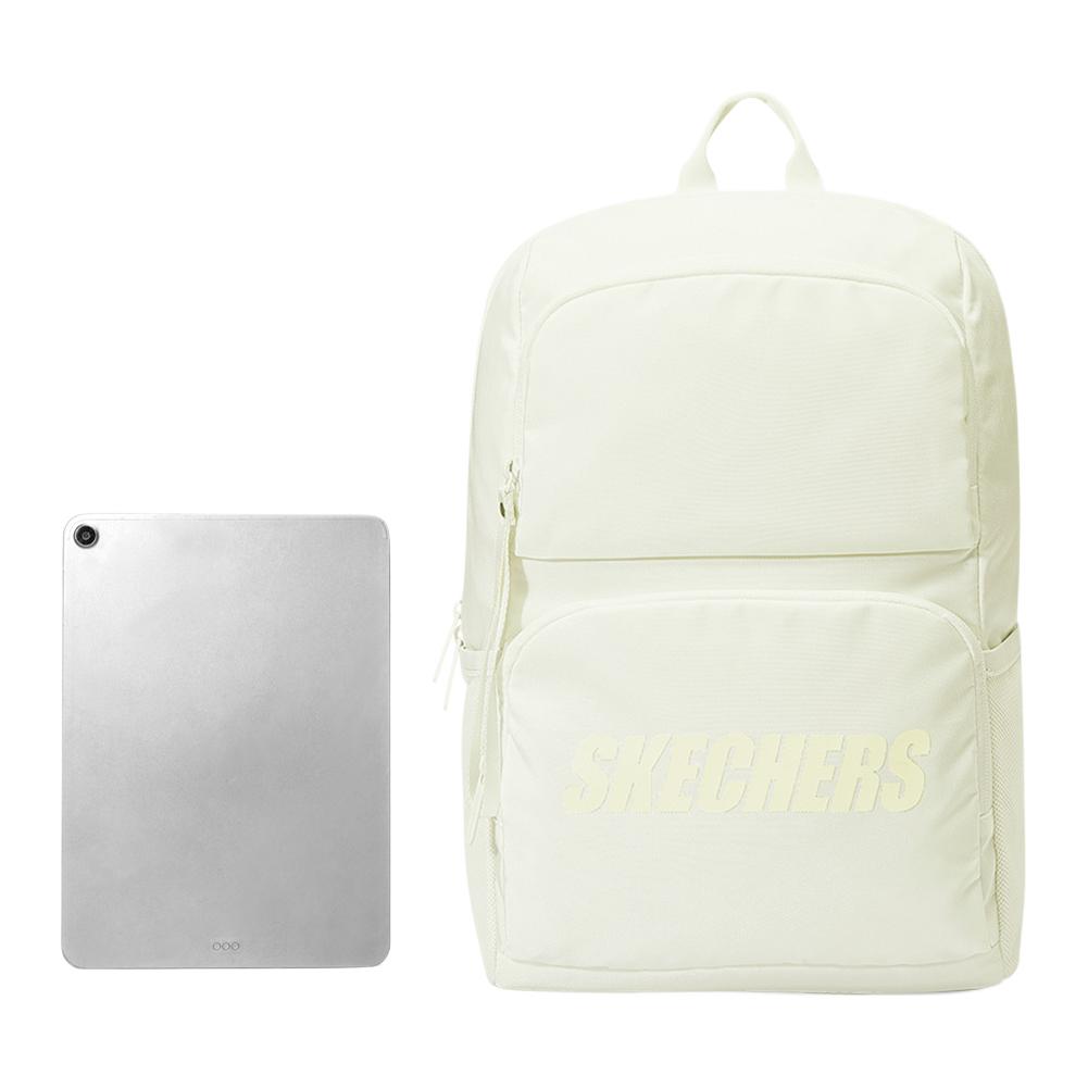 Skechers Sport Casual Zipper Adjustable Shoulder Strap Backpack Unisex Backpack White L320U196-0074