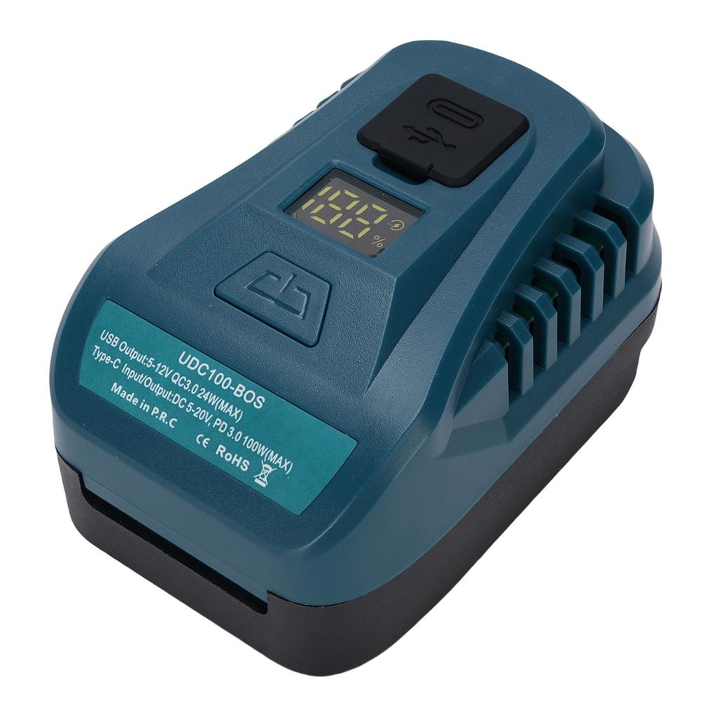 100W Fast Charger Converter 2 Way Charging for BAT609 BAT611 BAT612 BAT618 BAT619 BAT620 18V Li