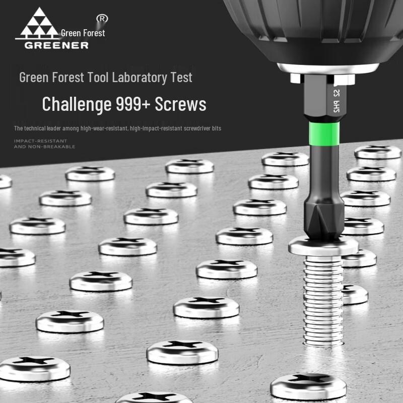 GREENER Impact Magnetic Cross Screwdriver Bit Set