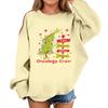 Children's Fashionable Casual Long-sleeved Loose Christmas Print Pullover Sweatshirt