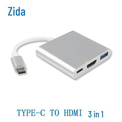 Type-C To HDMI 4K Converter for Switch - Three-in-One Adapter
