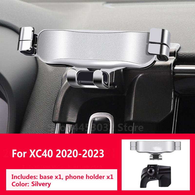 

Car Phone Holder For Volvo XC40 2020-2025 Gravity Navigation Special Bracket Rotatable Support Clamping Accessories