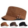 Imitation Suede Baseball Cap Retro Newsboy Cap Korean Style Rivet Cap for Women